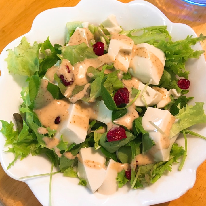 枝豆豆腐 サラダ